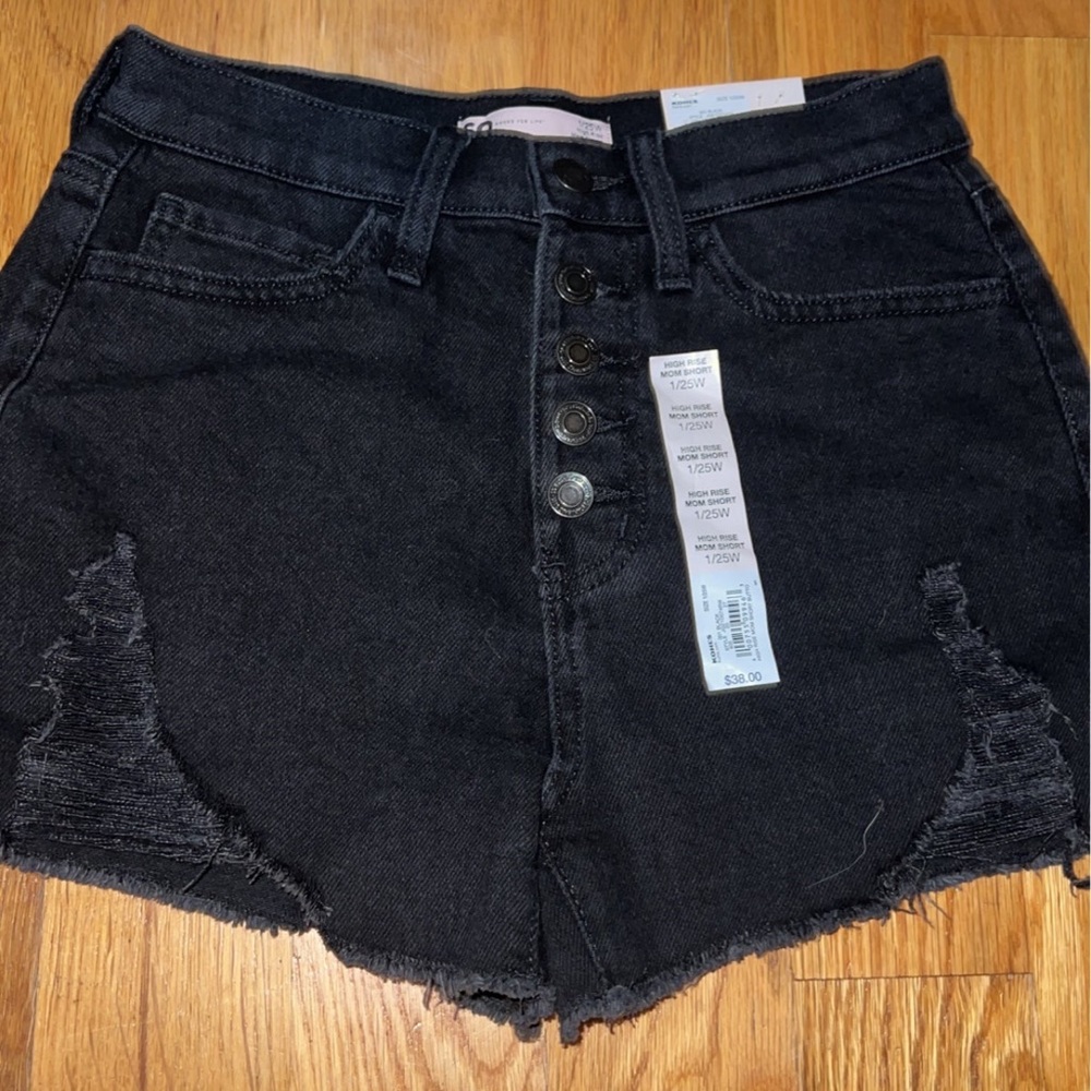 NWT SO Size 1 Hi Rise Mom Shorts